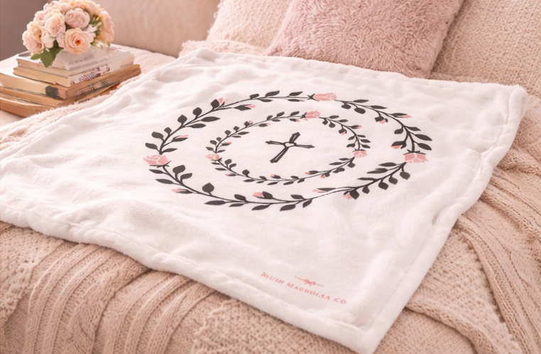 Blush Magnolia Co. Fleece Blanket