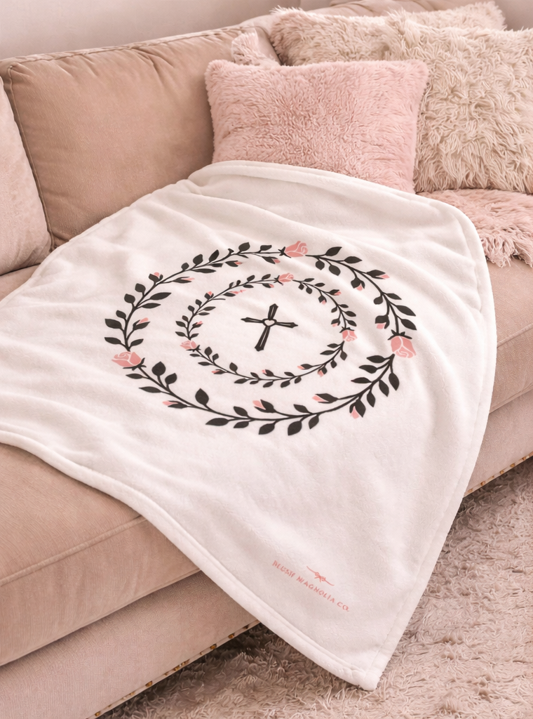 Blush Magnolia Co. Fleece Blanket
